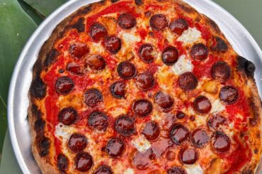 Homemade 16" pepperoni pie