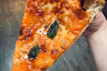 4-Day Cold Fermented 16-inch New York Style Pizza. Baked in 5 minutes.