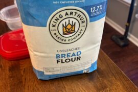 Experimenting mixing half 00 flour, and bread flour