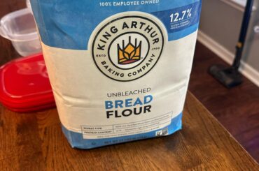 Experimenting mixing half 00 flour, and bread flour