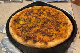 First BBQ Chicken Pizza