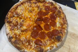 First pizza's in my new oven, how do they look?