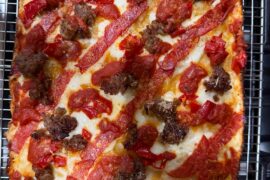 Super Bowl party pizzas