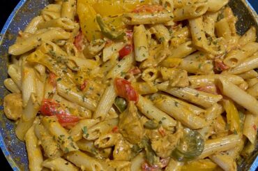 I was craving spicy creamy chicken pasta,It was so good.