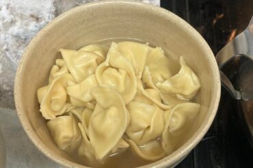 Cappelletti in brodo from scratch