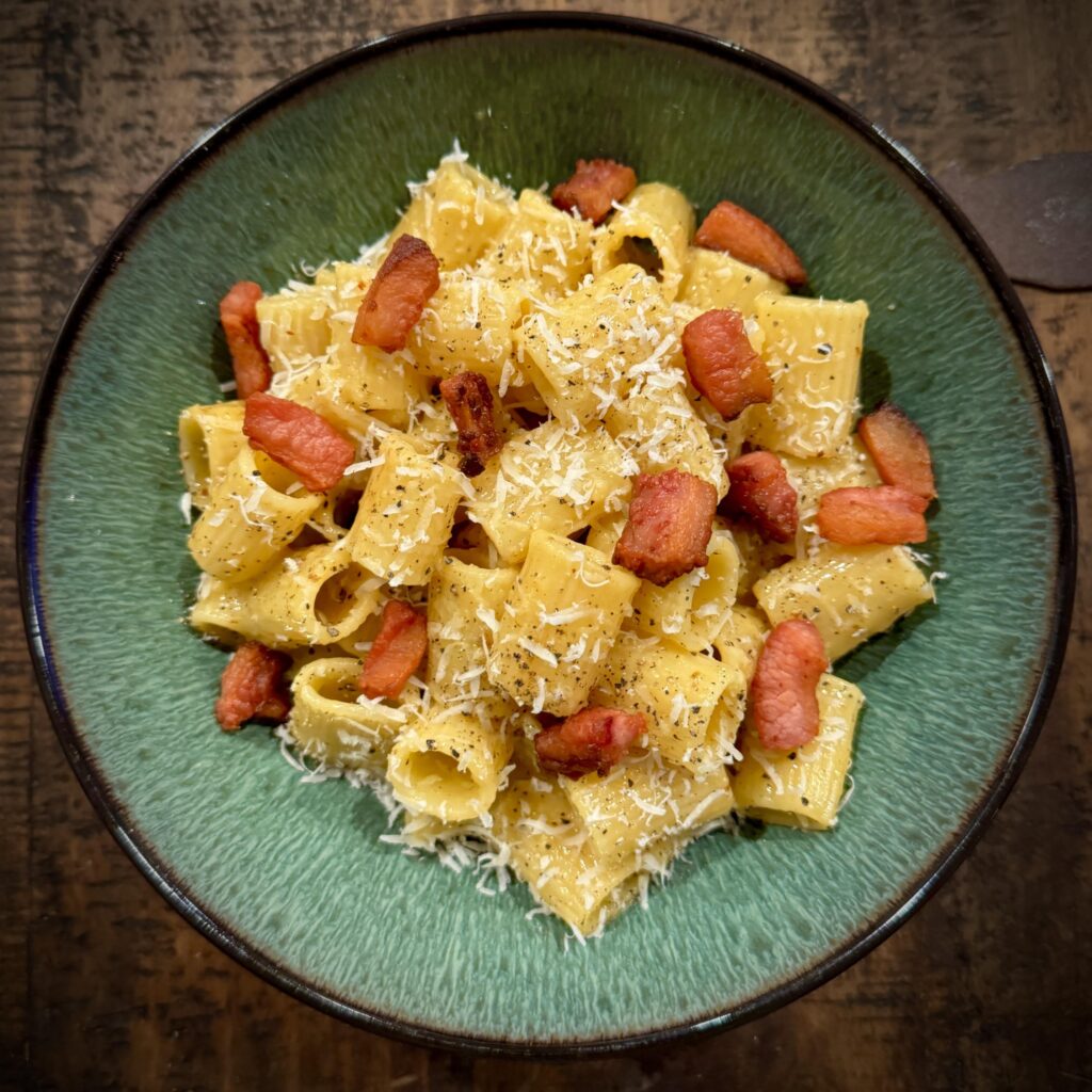 Rigatoni alla Carbonara