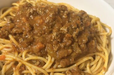Spaghetti with meat sauce