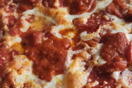 First time making pizza