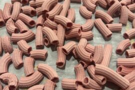 Pink pasta for Valentine's Day!