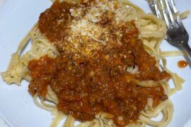 First time cooking Bolognese Pasta!