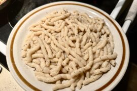 Cacio e Pepe with Busiate