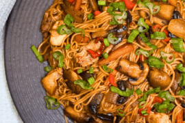 Simple Chicken Stir Fry with Rice Noodles (Easy 30-Minute Dinner)