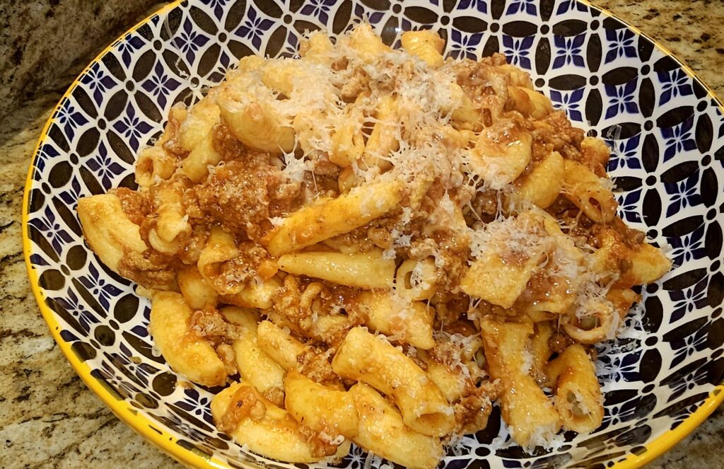 7 hour slow cooked Bolognese ragu