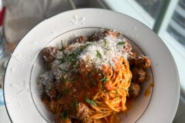 homemade spaghetti meatballs