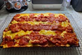 Detroit Pan Pizza (with Widmer's Brick Cheese)