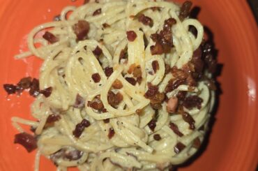 Carbonara with pancetta
