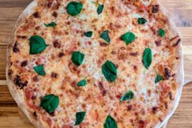 Mozzarella and Basil Pie