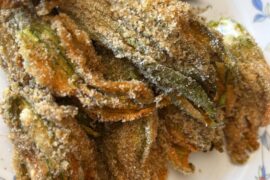 Fiori di zucca ripieni!