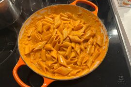 Pennoni rigati alla vodka