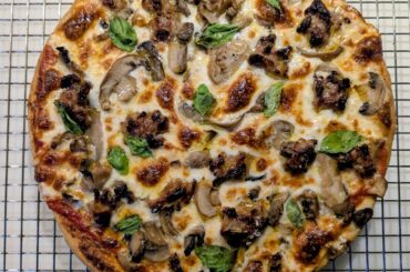 Possibly controversial pizza I made today...