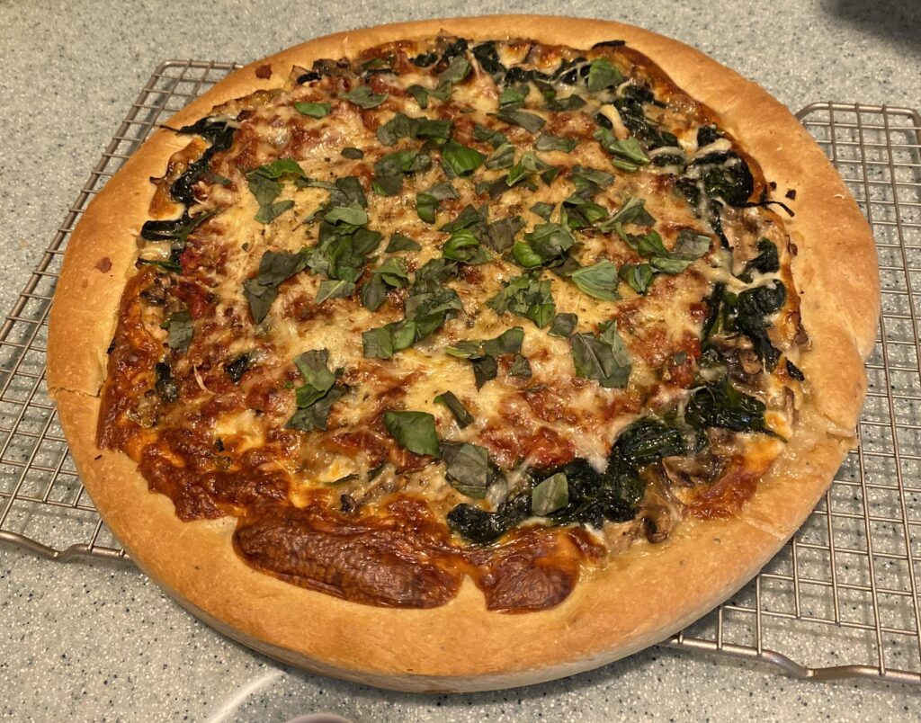 Here’s my take on a veggie pizza