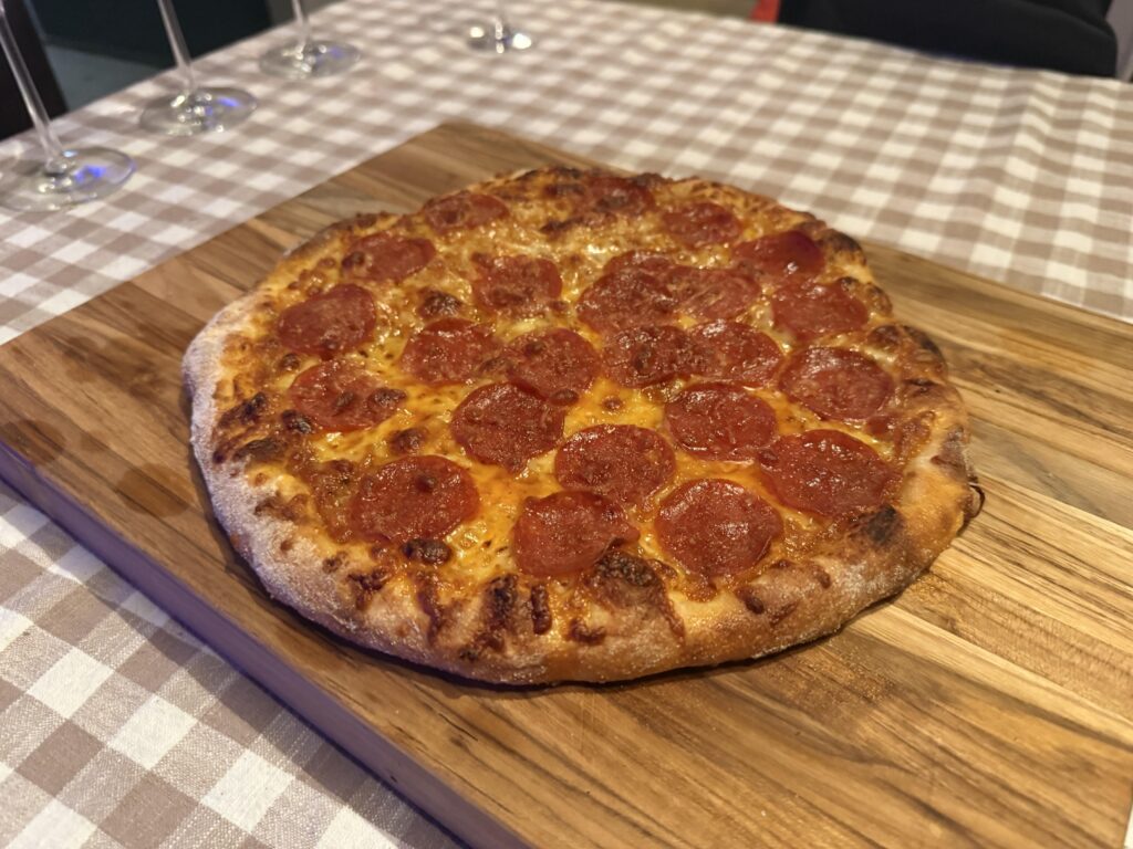 First pizza from the pizza bible