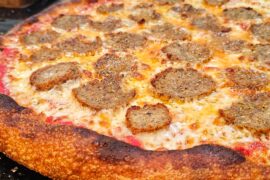 Meatball pizza to the max!