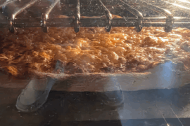 The molten cheese lava stage