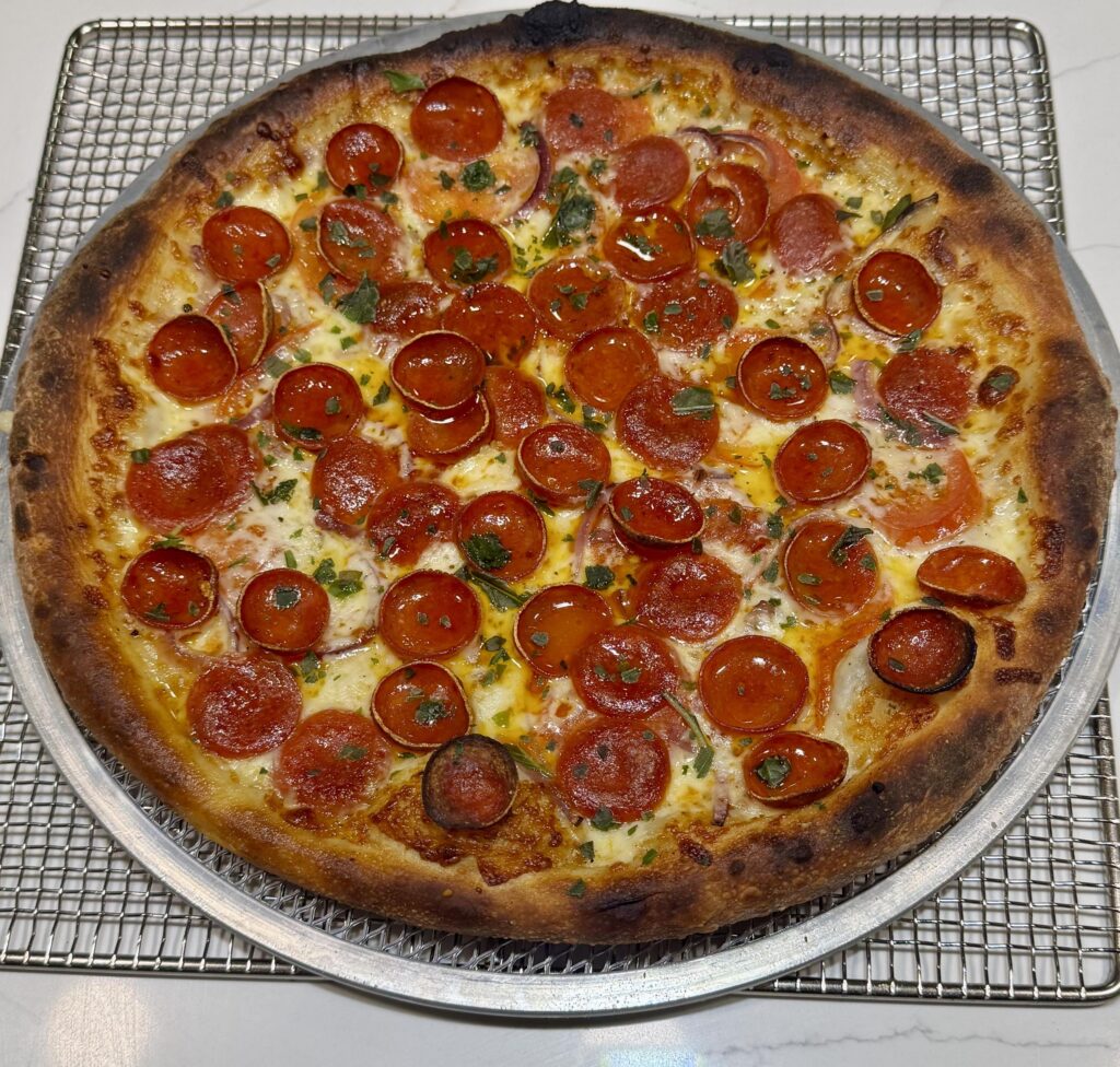 Pepperoni, Red Onions & Hot Honey