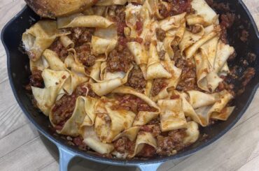 Had my first experience making pasta from scratch. 🍅