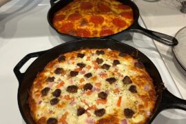 Tried a new dough recipe on the cast iron