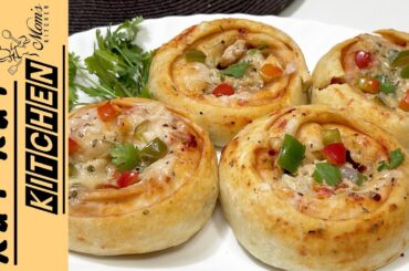 Italian snacks recipe by Kutkut kitchen | snacks recipe | bun recipe | patties recipe | pizza recipe