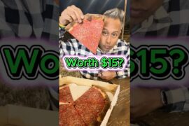 Is this pizza worth $15? #pizza #foodreview #austin #alikhaneats