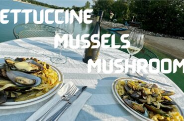 Fettuccini Mussels Mushrooms That Tastes Like Fine Dining