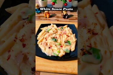 Recipe Of White Sauce Pasta 🍝 🤤 #shorts #recipe #viral #pasta #whitesaucepasta #shortsvideo