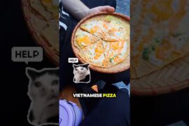 🍕 WTF Is Vietnamese Pizza #food #travel #streetfood #vietnam #italy #pizza