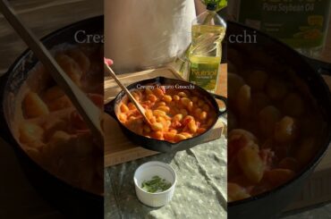 Creamy Tomato Gnocchi Recipe | Easy 20-Minute Italian Dinner with Burrata
