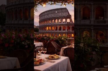 Romantic Italian Restaurant Ambience 🌙🍷
