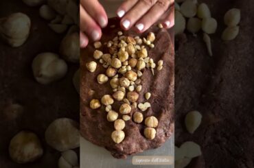 Italian cookies : Cantucci with cacao hazelnuts ,dark and white chocolate.
