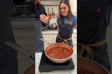 Spaghetti Puttanesca with Chef @conantnyc 🍅🍝