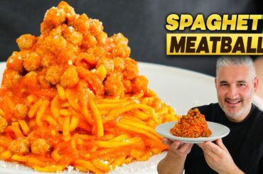 How Spaghetti and Meatballs is Made in Italy | Grandma's Secret from Abruzzo