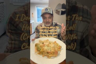 (Creamy Pasta W/ Chicken & Broccoli) #food #dinner #italian #italianfood #fyp #dinnerideas #foodie