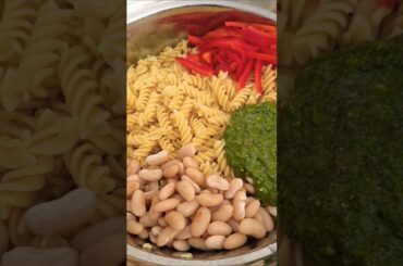 How to Make Easy 3-Minute Basil Pesto Pasta? 😋🔥 #shorts #quickrecipe  #pasta #italian