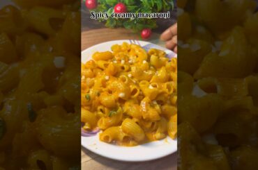 Spicy creamy macaroni recipe | evening snacks #shorts#shortsfeed#viralrecipe#trending#creamymacroni