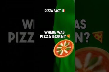 🍕 Pizza Was Born HERE?! 🇮🇹 Italian Food Fact! #facts #europe #italy  #Shorts