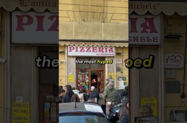 We tried 3 of Naples' most famous pizzerias #pizza #travel #foodie