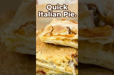 Italian Pie That Looks Fancy But Costs $3 #BudgetRecipe #DinnerIdeas #EasyRecipe