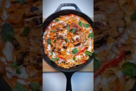 الاكلة الي قطوني بيها باحد المطاعم وسويتها بالبيت #باستا #مكرونة #وصفات #طبخ