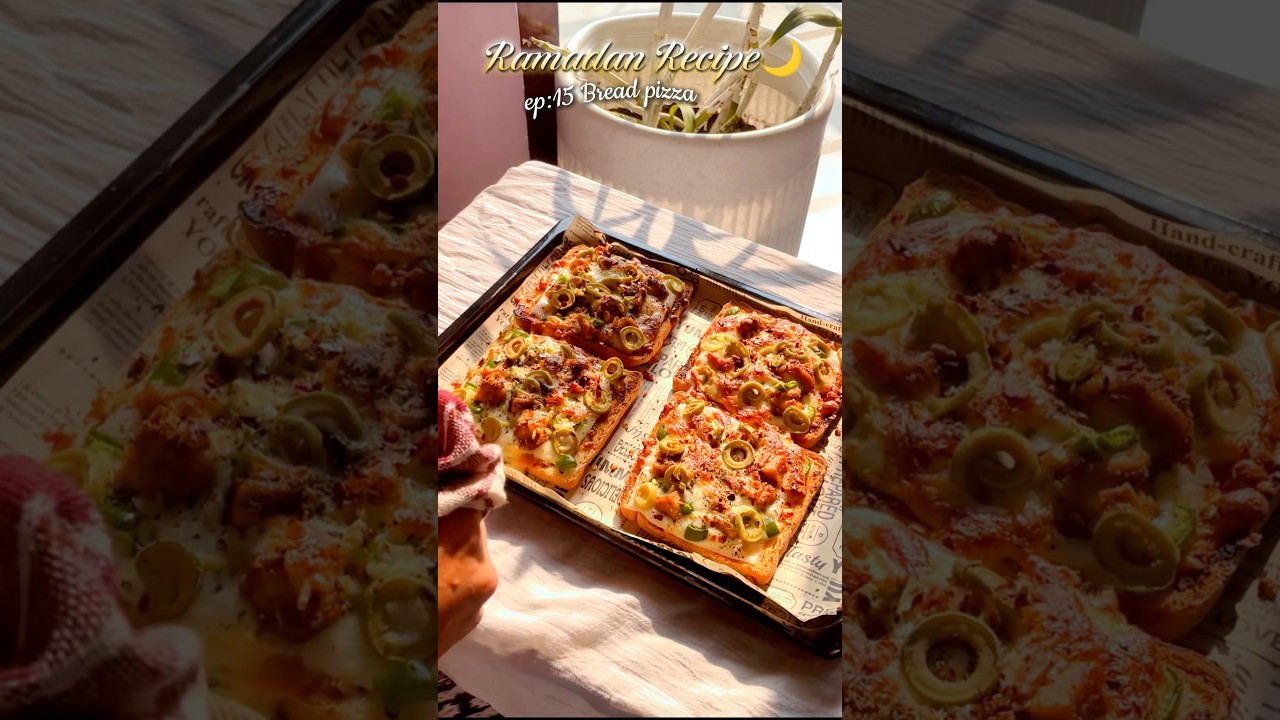 Easy Bread Pizza 🍕Ep 15 | Ramadan Recipe 2026 Quick Iftar Snack #RamadanRecipes #Bread #ytshorts Easy Bread Pizza 🍕Ep 15 | Ramadan Recipe 2026 Quick Iftar Snack #RamadanRecipes #Bread #ytshorts