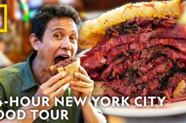 New York City's Most Iconic Foods in 24 Hours | Epic Food Journeys with Mark Wiens | Nat Geo